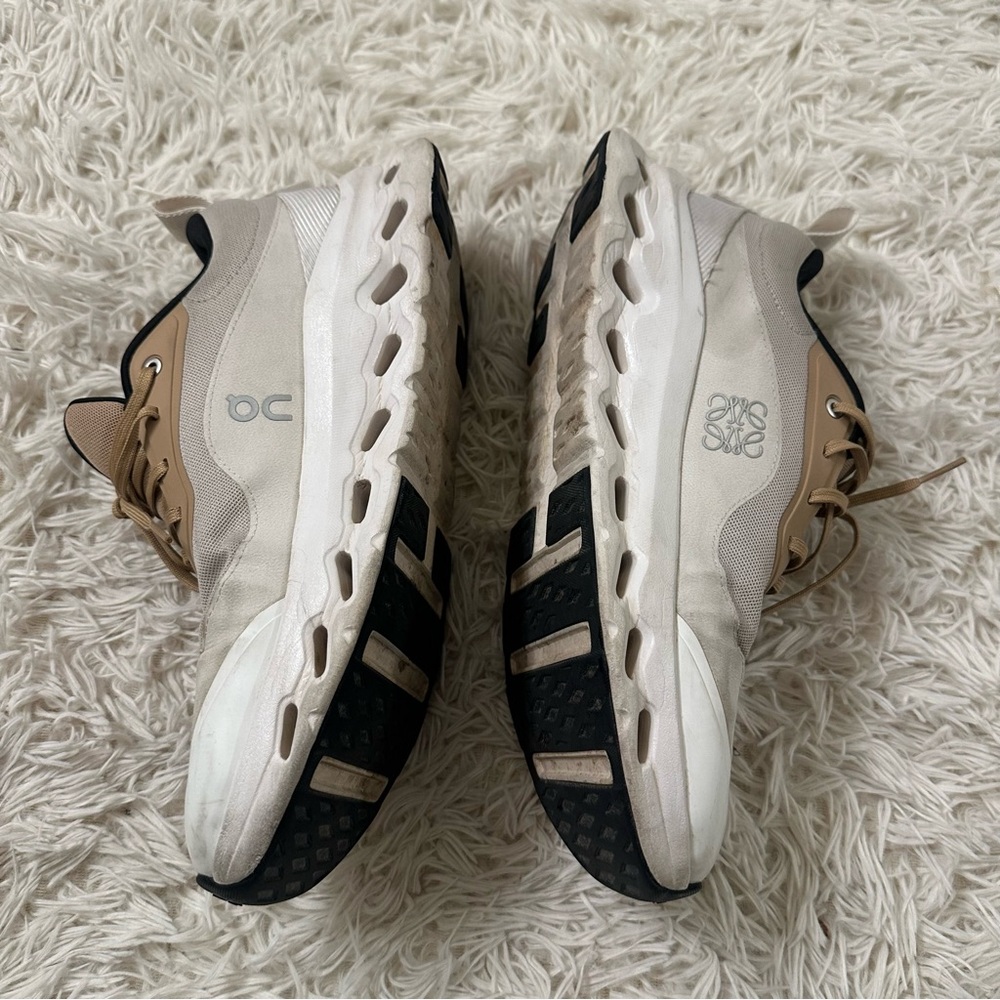 Rare Loewe X On - Cloudtilt 2.0 Running Shoes In Tan Cream Size 11.5 View 5
